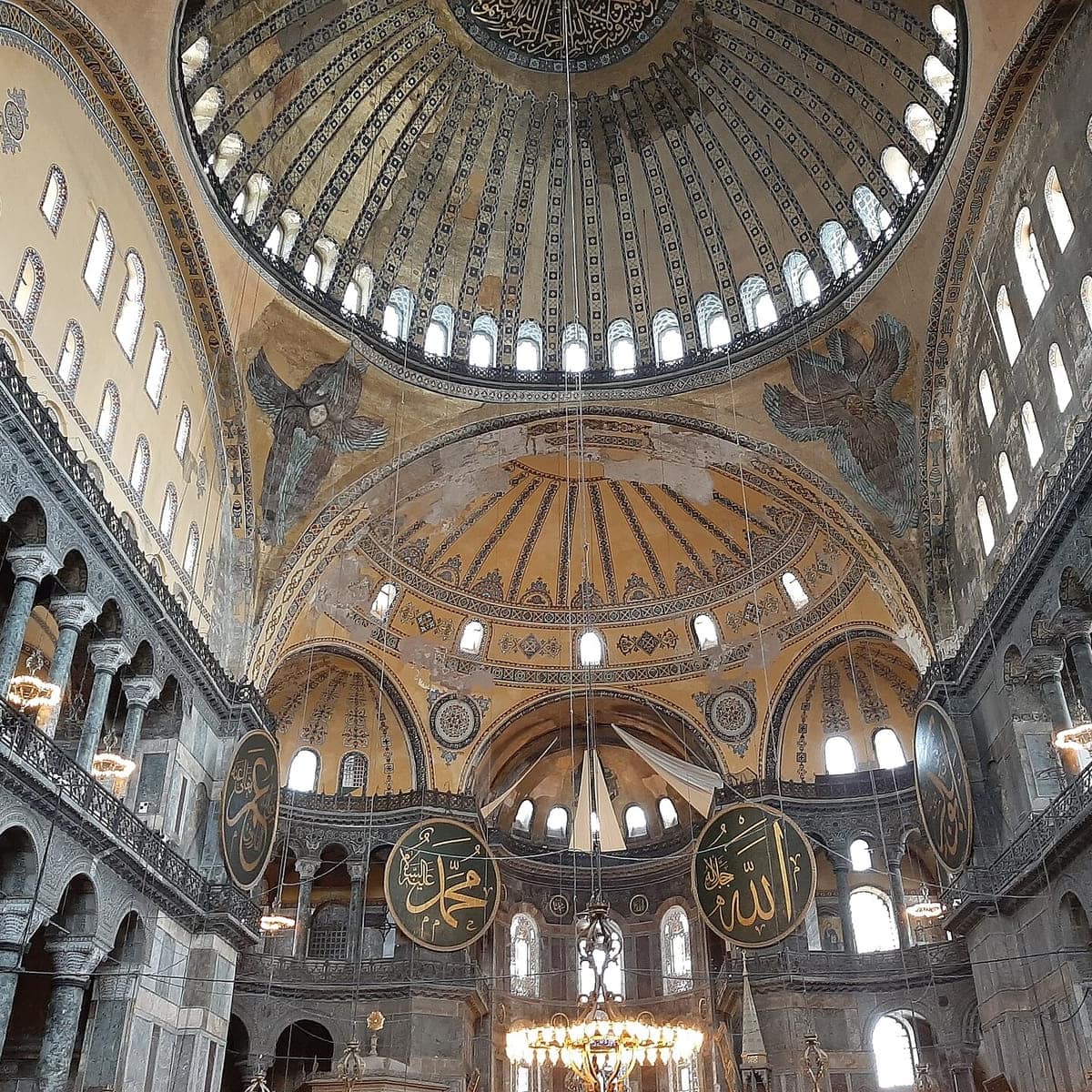Ayasofya'nın iç mekânı
