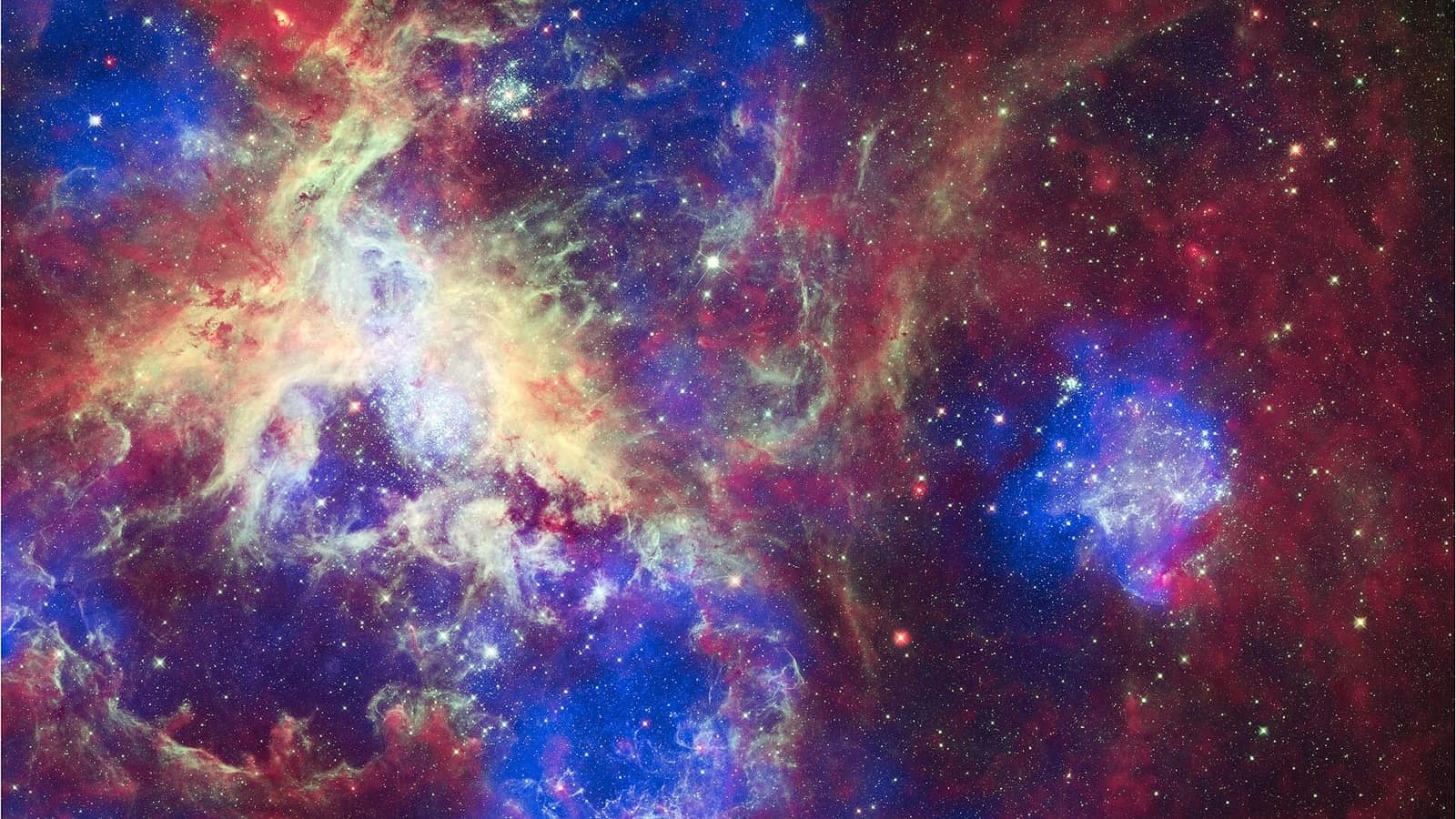 Hubble Uzay Teleskobu'nun Tarantula Bulutsusu görüntüsü