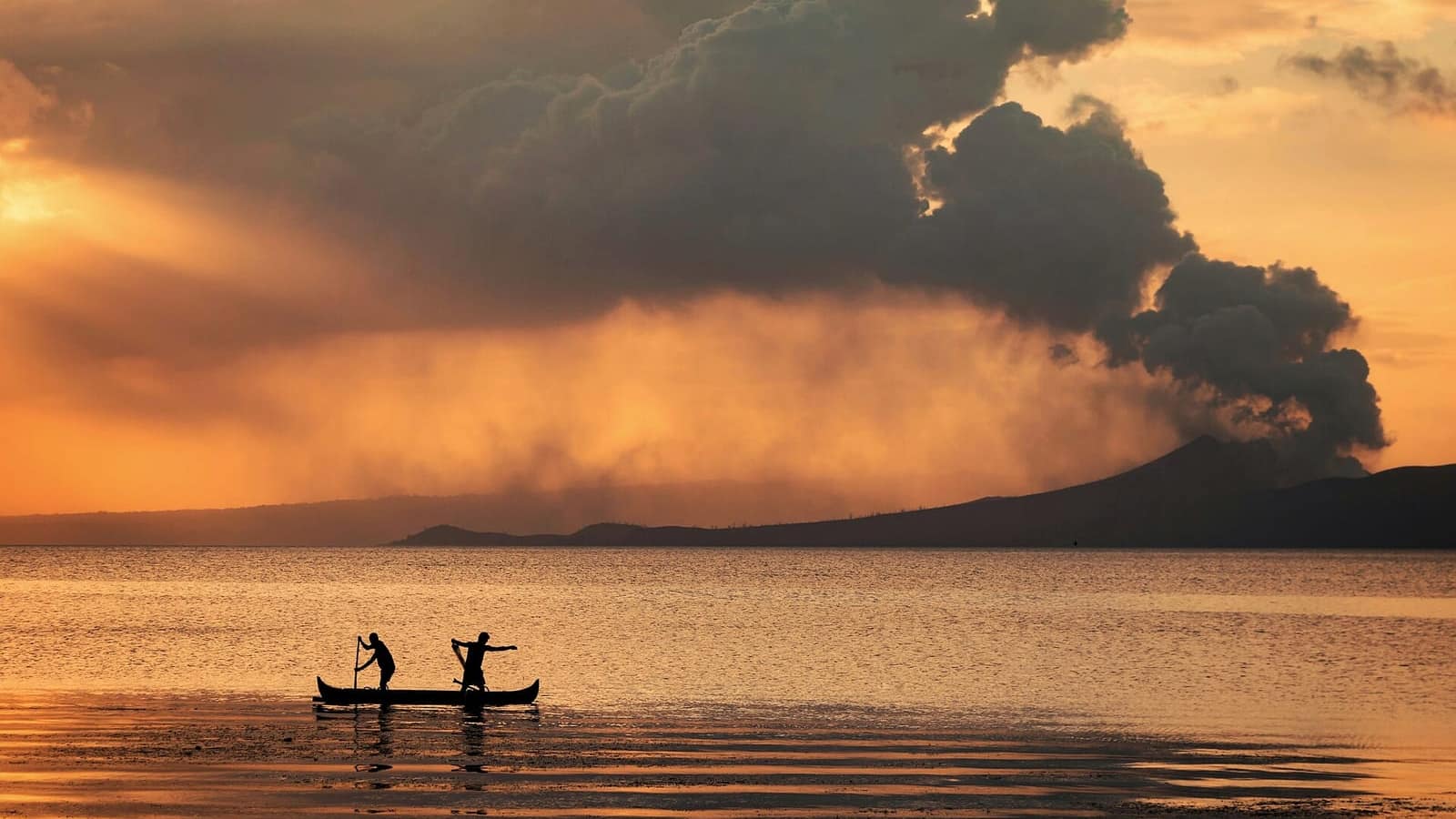 Taal Yanardağı'nın 12 Ocak 2020 patlaması