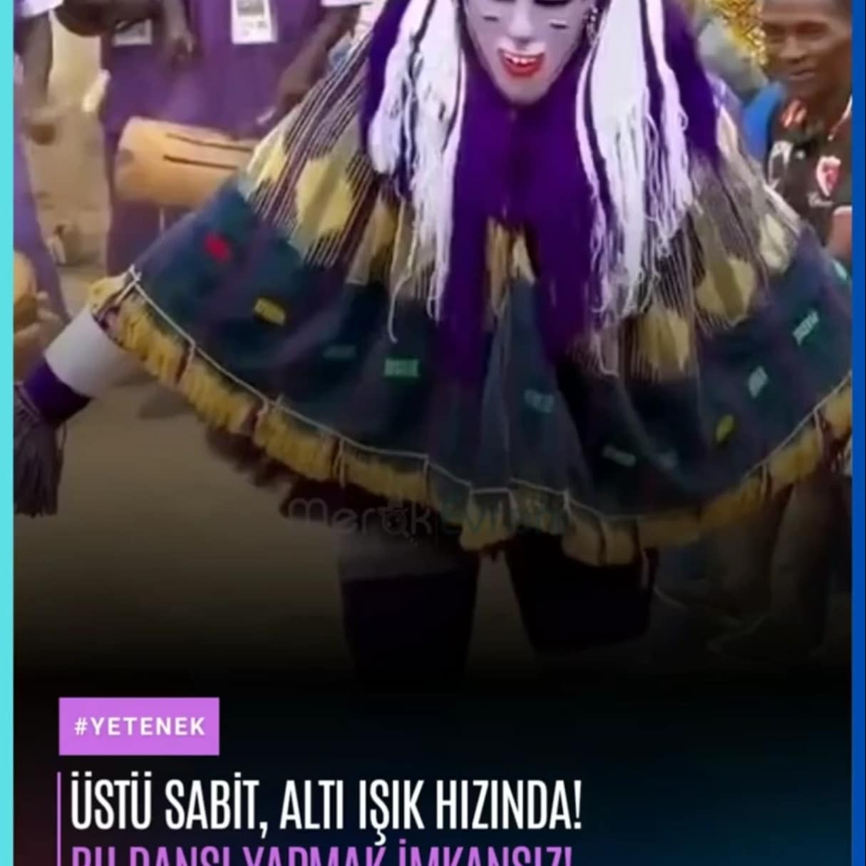 Üstü Sabit Altı Işık Hızında! Bu Dansı Yapmak İmkansız!