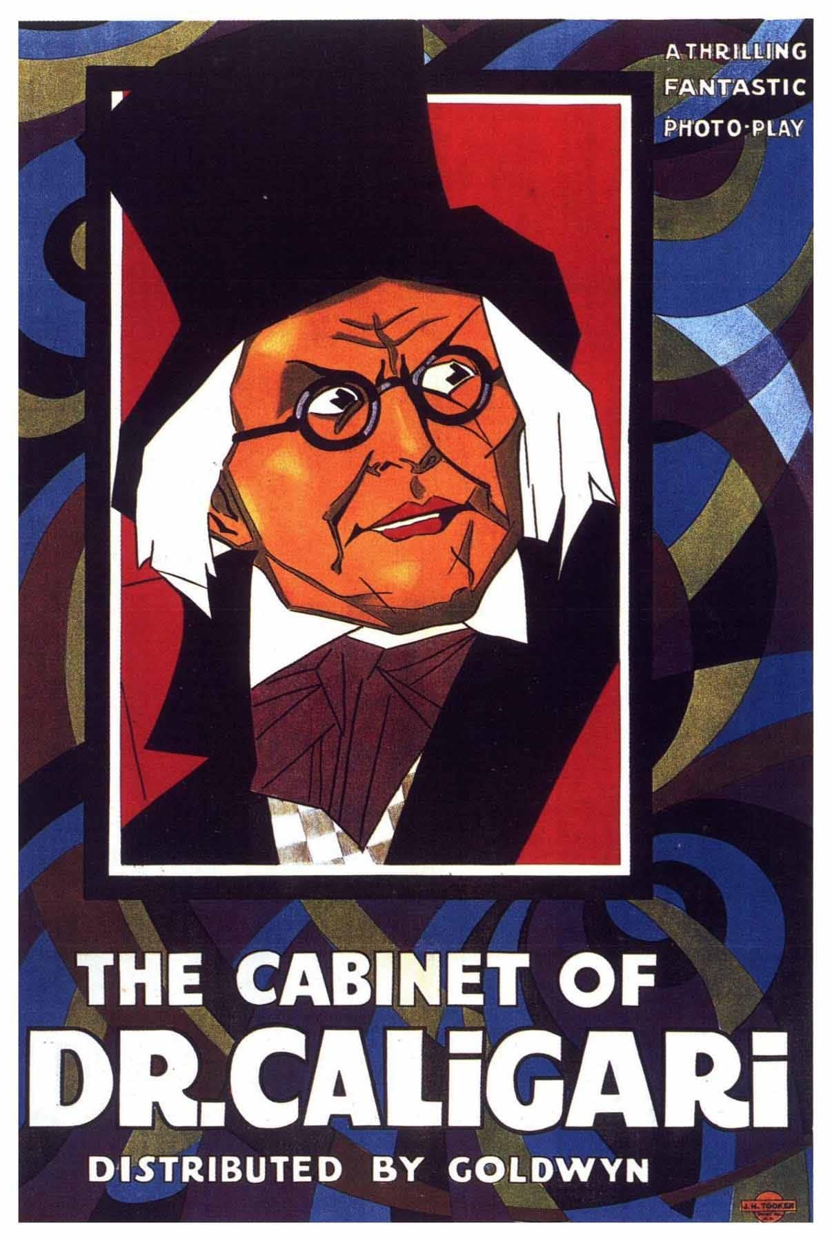 Dr. Caligari’nin Muayenehanesi (1920) filminin afişi