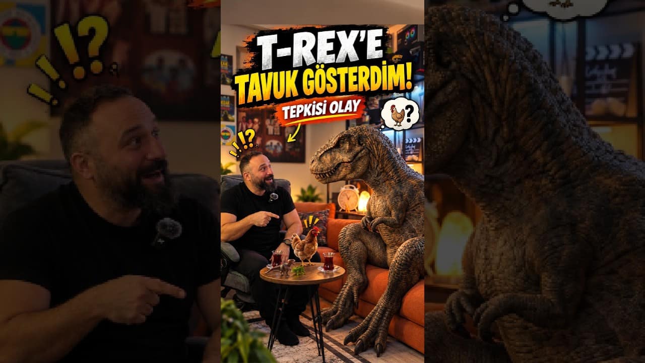 T-Rex, Tavuğun Akrabası Olduğunu Öğrenirse Ne Olur?
