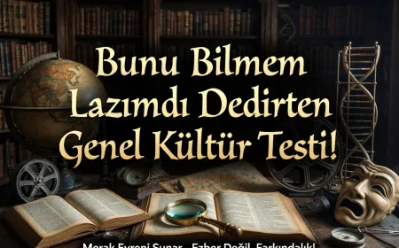 Bunu Bilmem Lazımdı” Dedirten Genel Kültür Testi!